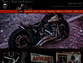 nickscustomcycles.com screenshot