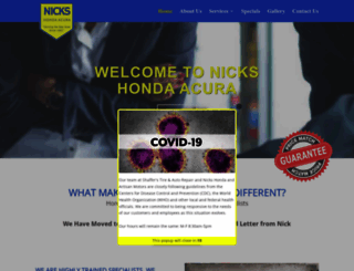 nickshonda.com screenshot