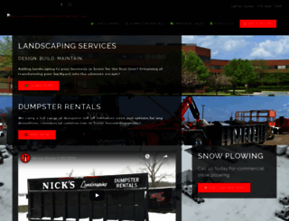 nickslandscaping.net screenshot