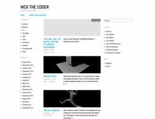 nickthecoder.wordpress.com screenshot