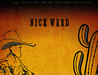 nickwardmusic.com screenshot