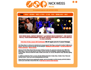 nickweissmusic.com screenshot