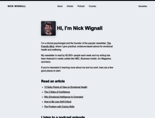 nickwignall.com screenshot