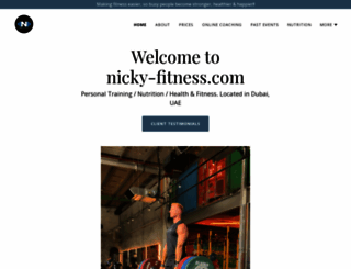 nicky-fitness.com screenshot