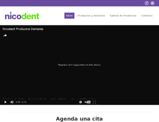 nicodent.com.mx screenshot