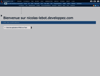 nicolas-lebot.developpez.com screenshot