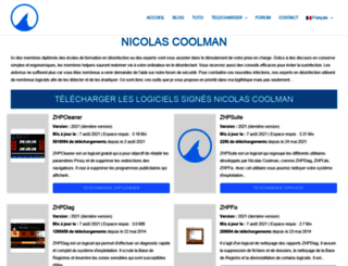 nicolascoolman.fr screenshot