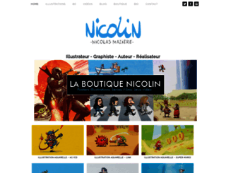 nicolasmaziere.com screenshot