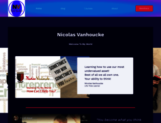 nicolasvanhoucke.com screenshot