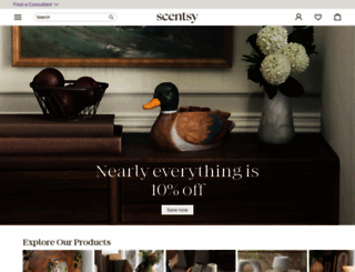 nicolebarker.scentsy.us screenshot