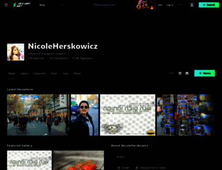 nicoleherskowicz.deviantart.com screenshot
