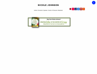 nicolejohnson.org screenshot