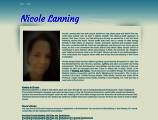 nicolelanning.com screenshot