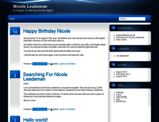 nicoleleadaman.com screenshot