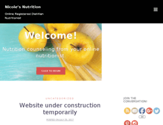 nicolesnutrition.com screenshot