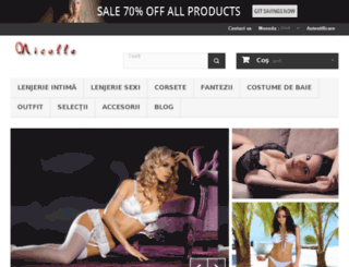 nicolle-boutique.ro screenshot