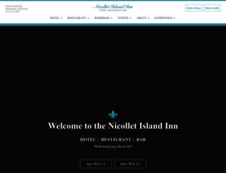 nicolletislandinn.com screenshot