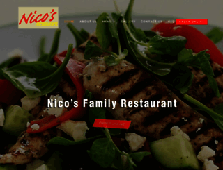 nicos-restaurant.com screenshot