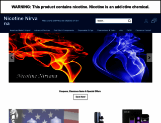 nicotinenirvana.com screenshot