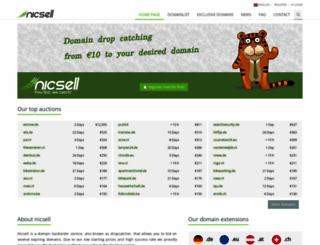 nicsell.com screenshot
