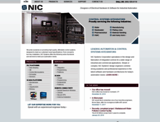nicsystems.com screenshot