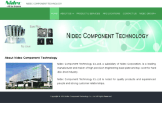 nidec-nco.com screenshot