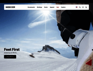 nidecker.com screenshot