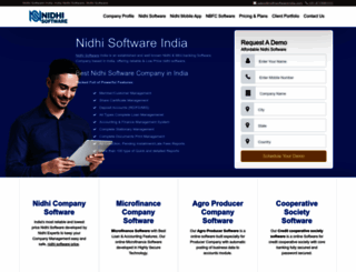 nidhisoftwareindia.com screenshot