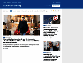 nidwaldnerzeitung.ch screenshot