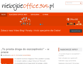 niebojsieoffice365.pl screenshot