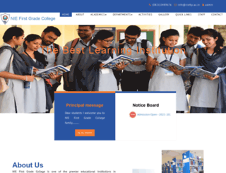 niecollege.com screenshot