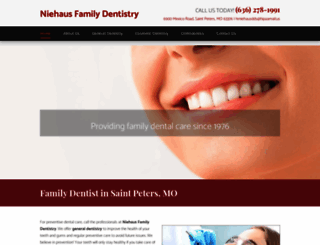 niehausfamilydentistry.com screenshot
