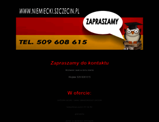 niemiecki.szczecin.pl screenshot