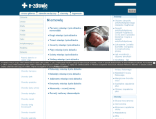 niemowle.e-zdrowie.info screenshot