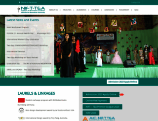 nifttea.ac.in screenshot