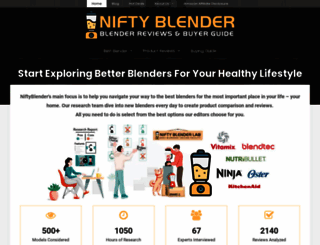 niftyblender.com screenshot