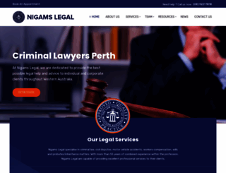nigamslegal.com.au screenshot