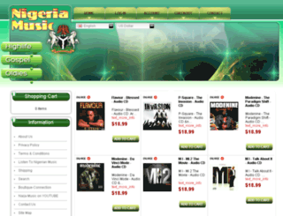 nigeria-music.com screenshot