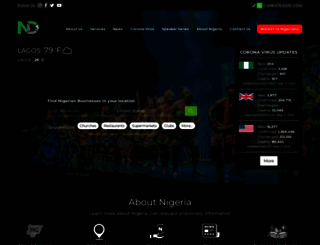 nigeriandiaspora.com screenshot