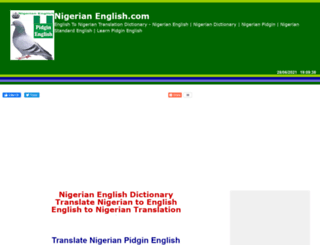 nigerianenglish.com screenshot