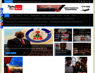 nigerianfranknewsng.com screenshot