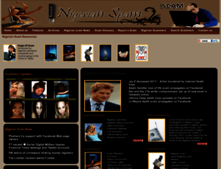 nigerianspam.com screenshot