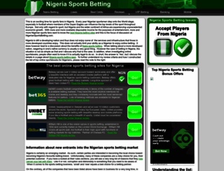 nigeriansportsbetting.com screenshot