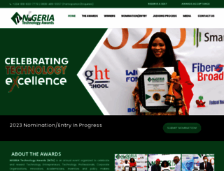 nigeriatechnologyawards.com screenshot