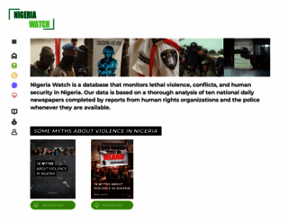 nigeriawatch.org screenshot