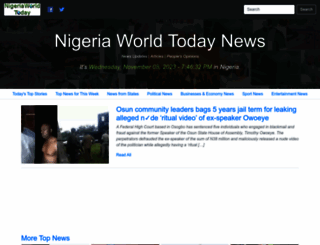 nigeriaworldtoday.com screenshot