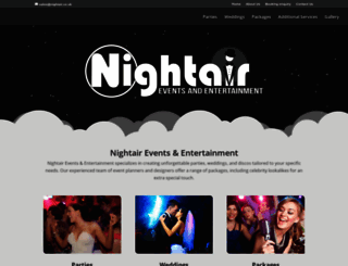 nightairdiscos.co.uk screenshot
