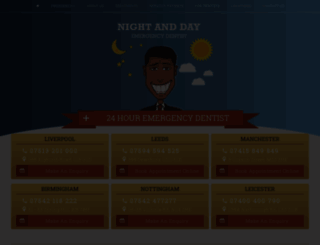 nightanddayemergencydentist.co.uk screenshot