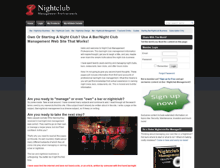 nightclubpros.com screenshot