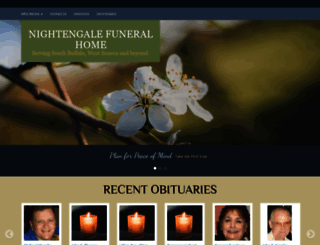 nightengalefuneralhome.com screenshot
